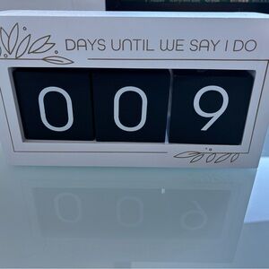 Wedding Countdown Block Calendar